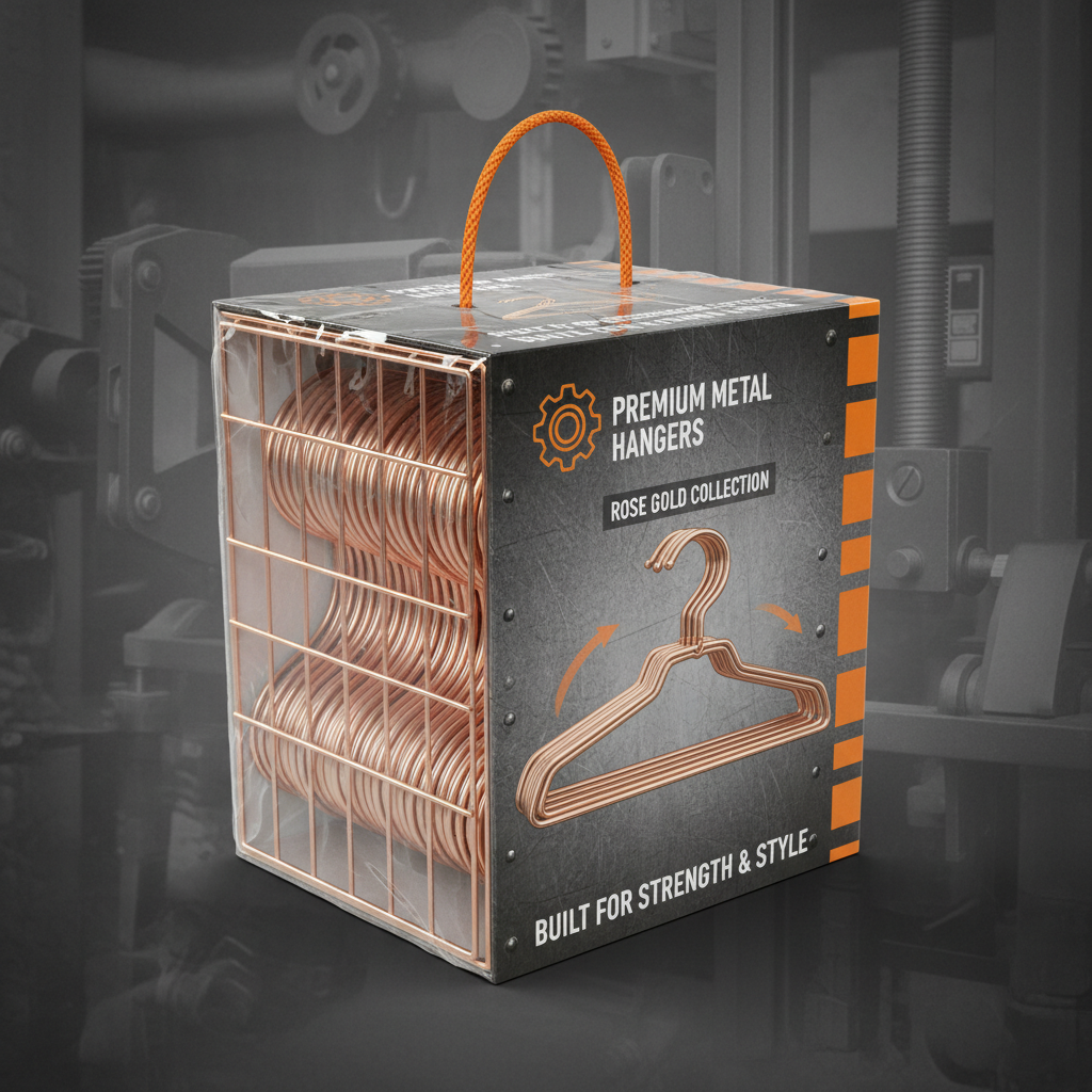 Elevate Your Closet with Stylish Rose Gold Metal Coat Hangers