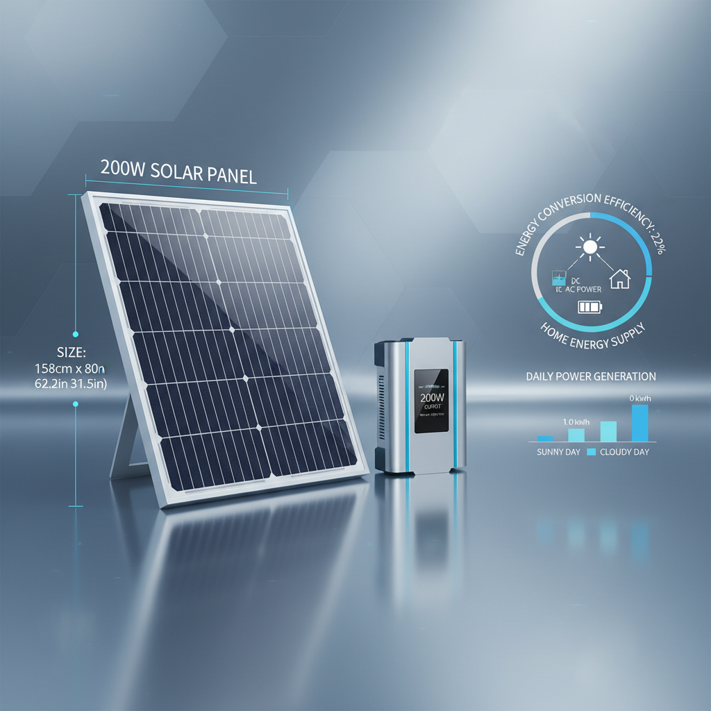 Understanding the Dimensions and Applications of a 200W Solar Panel
