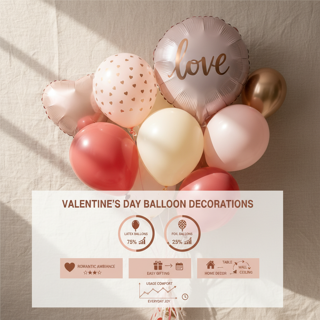 Create a Romantic Valentine's Day with Balloons Decorations and Ideas