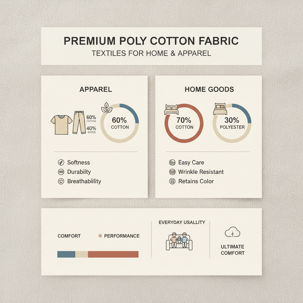 Exploring the Benefits of Premium Poly Cotton Fabric for Diverse Applications