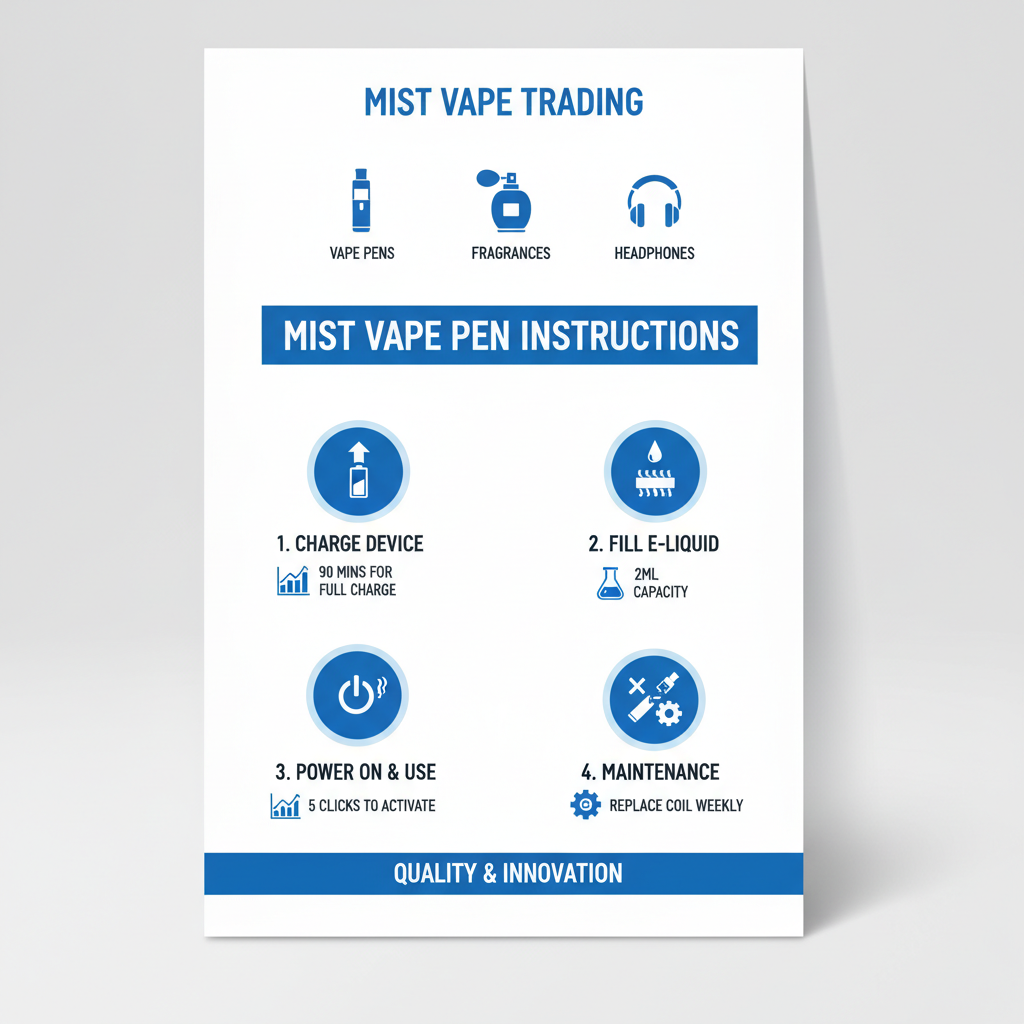 Comprehensive Mist Vape Pen Instructions for Optimal Vaping Experience