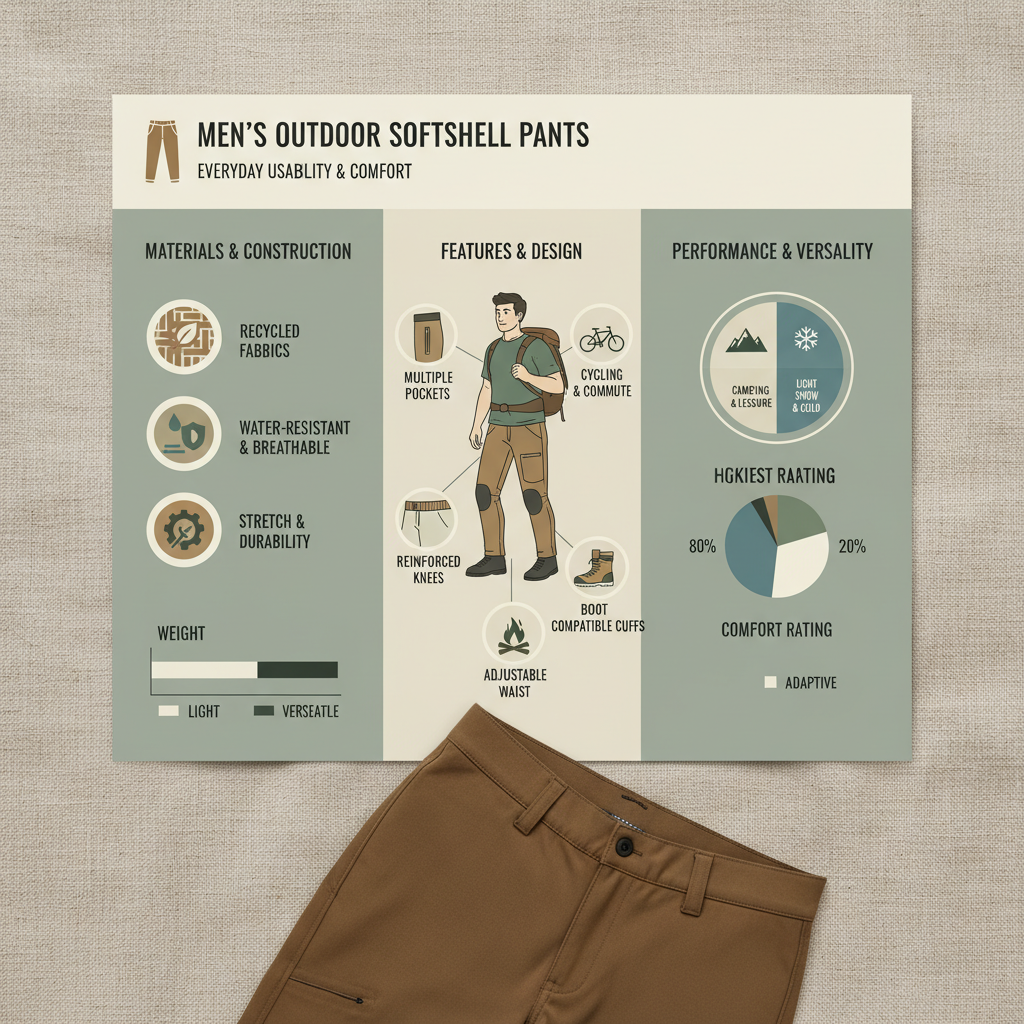 Comprehensive Guide to Men's Outdoor Softshell Pants for Adventure