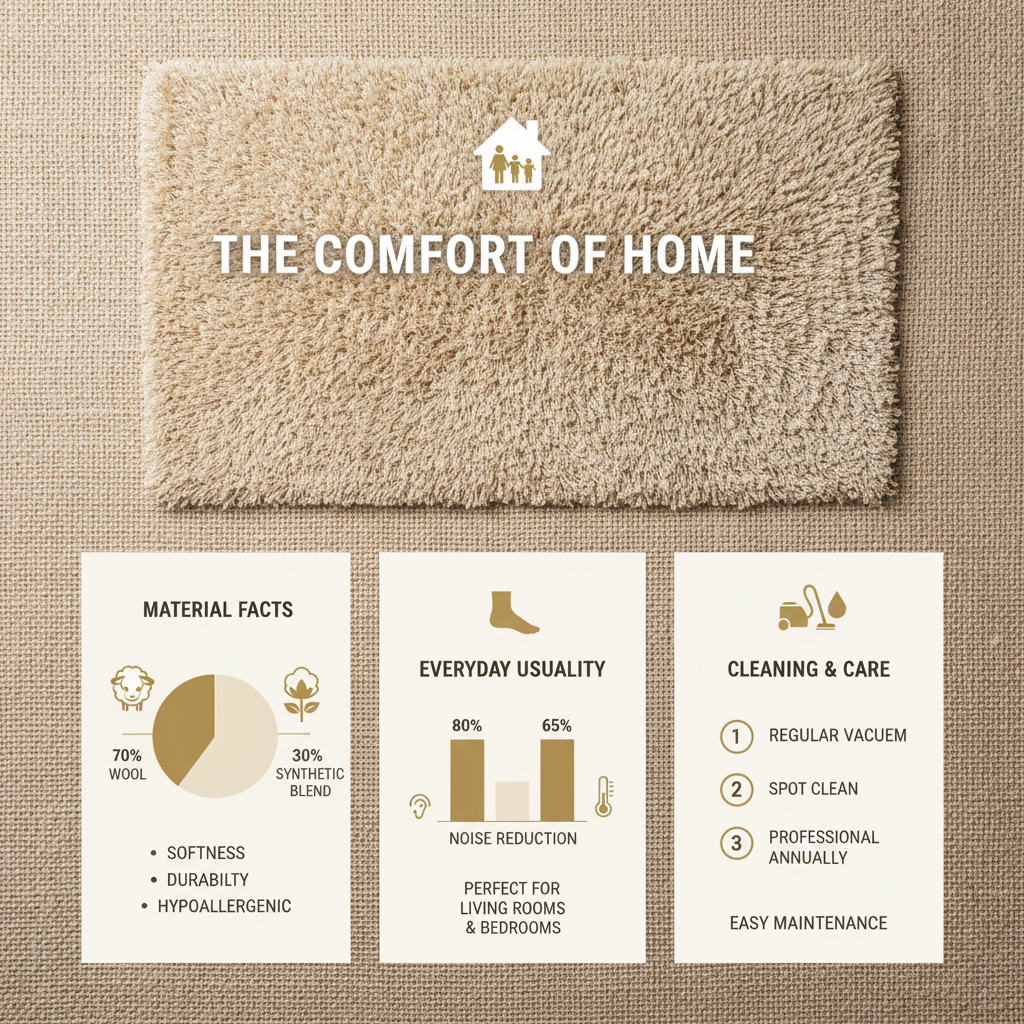 Enhance Your Home Decor with a Luxurious Shaggy Beige Rug