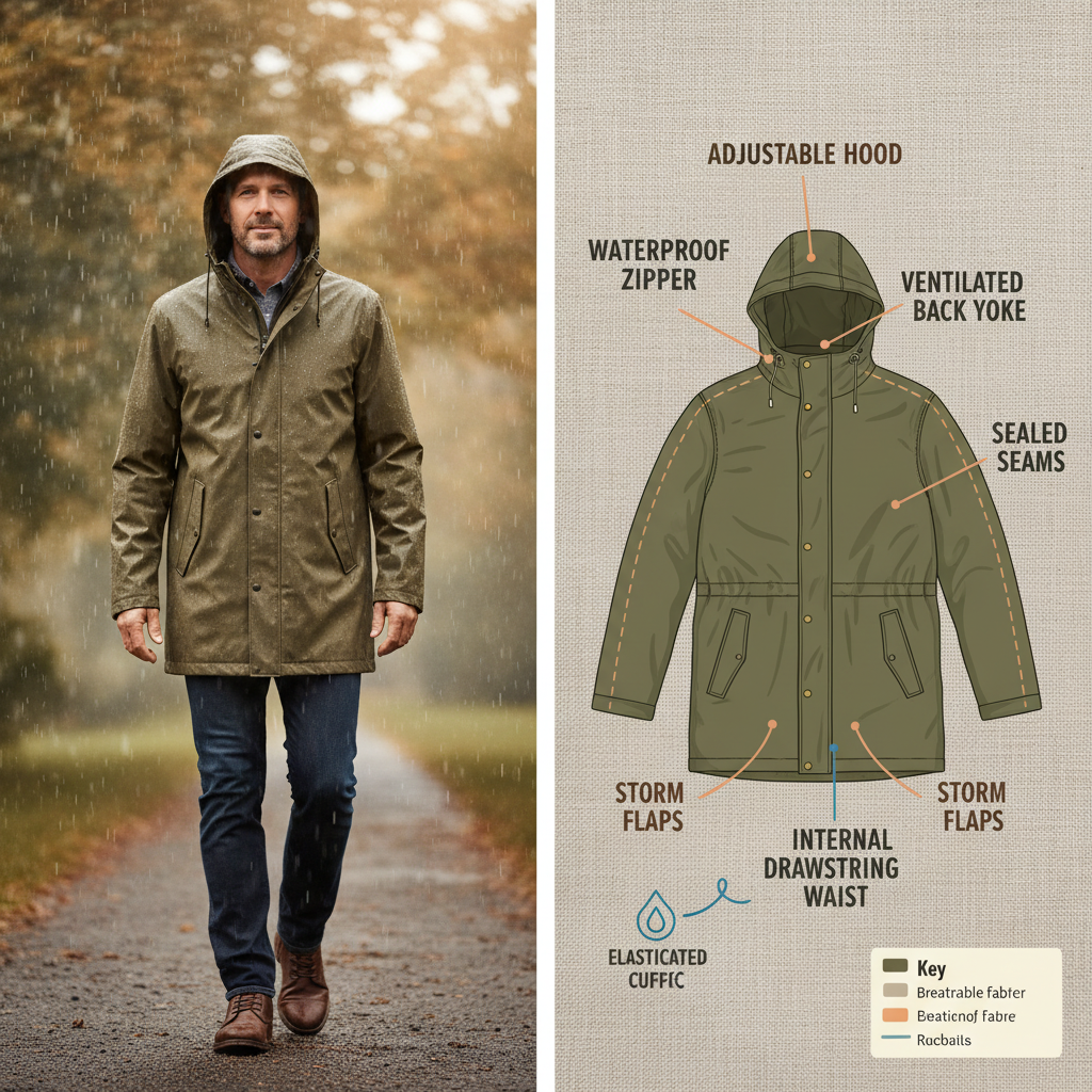 Comprehensive Guide to Selecting the Perfect Mens Rain Coat with Hood