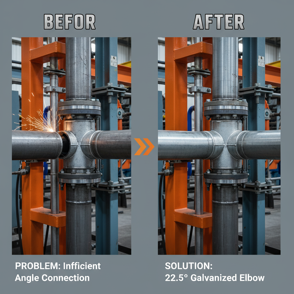 Understanding the Versatility of a 22.5 Degree Galvanized Elbow for Piping Systems
