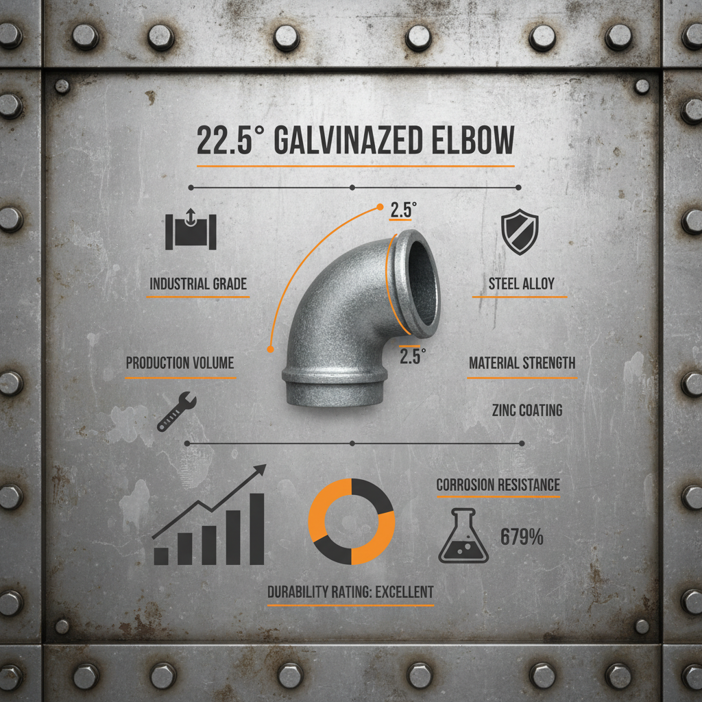 Understanding the Versatility of a 22.5 Degree Galvanized Elbow for Piping Systems