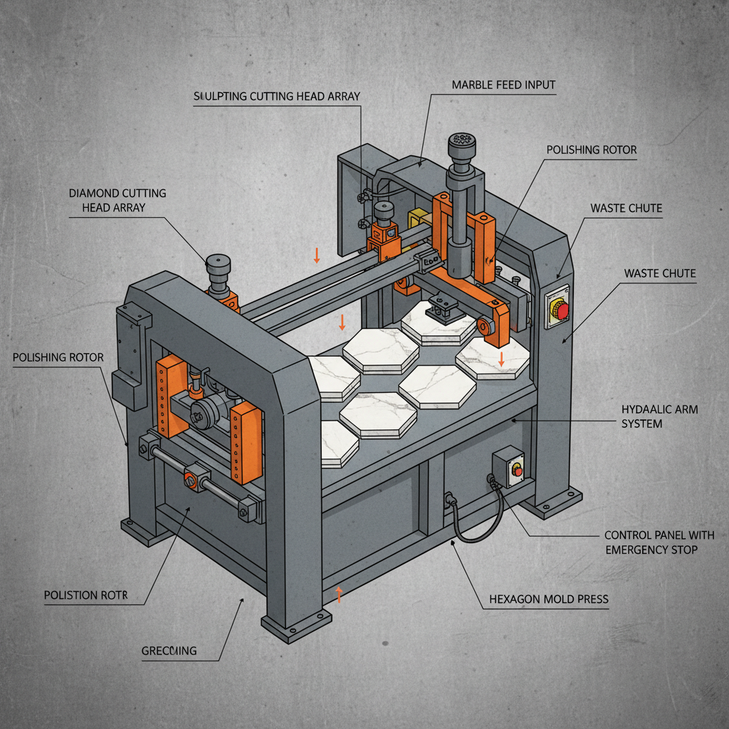 Elevate Your Space with the Timeless Elegance of Grecian Marble Hex Tiles