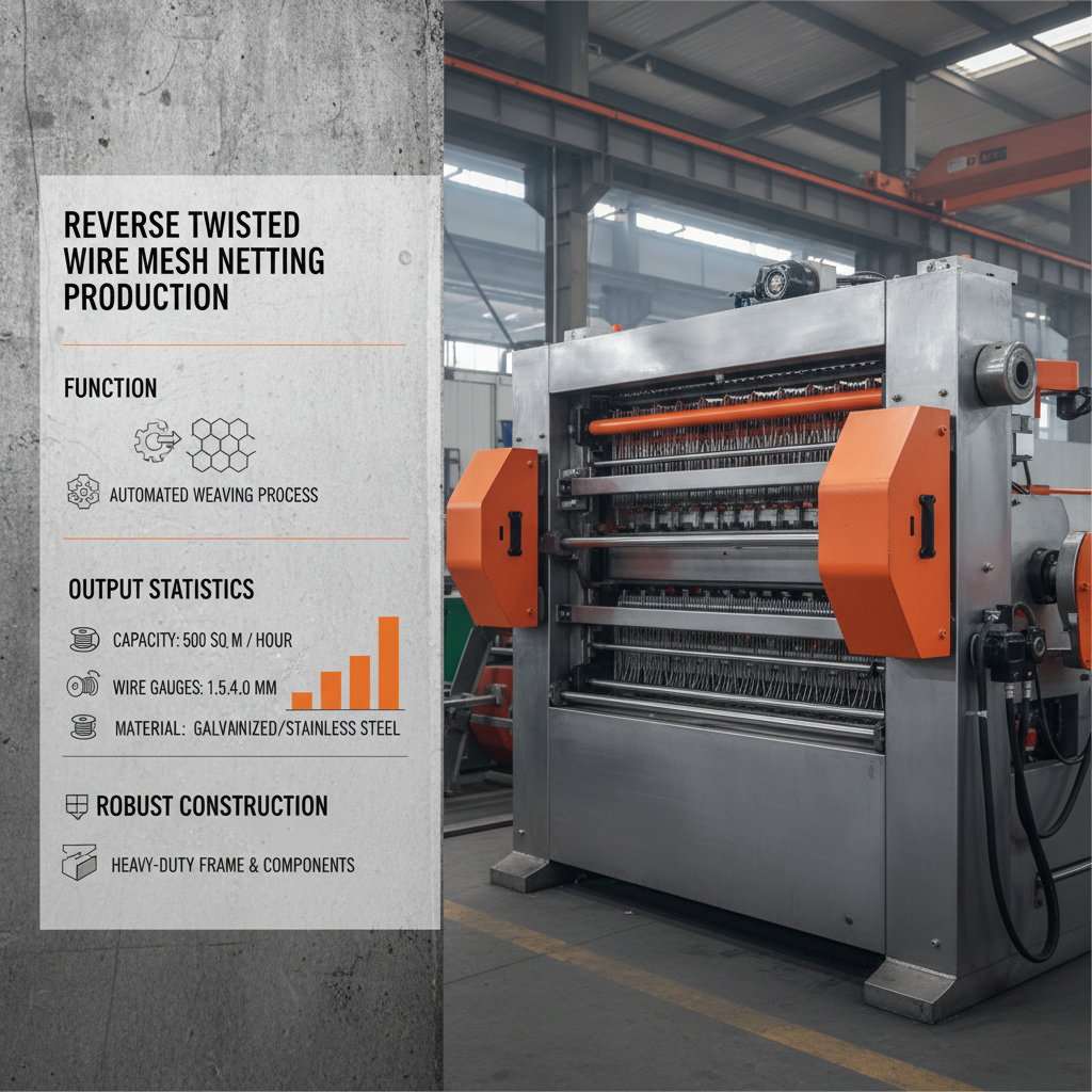 High&nbsp;Quality Reverse Twisted Wire Mesh Netting Machine