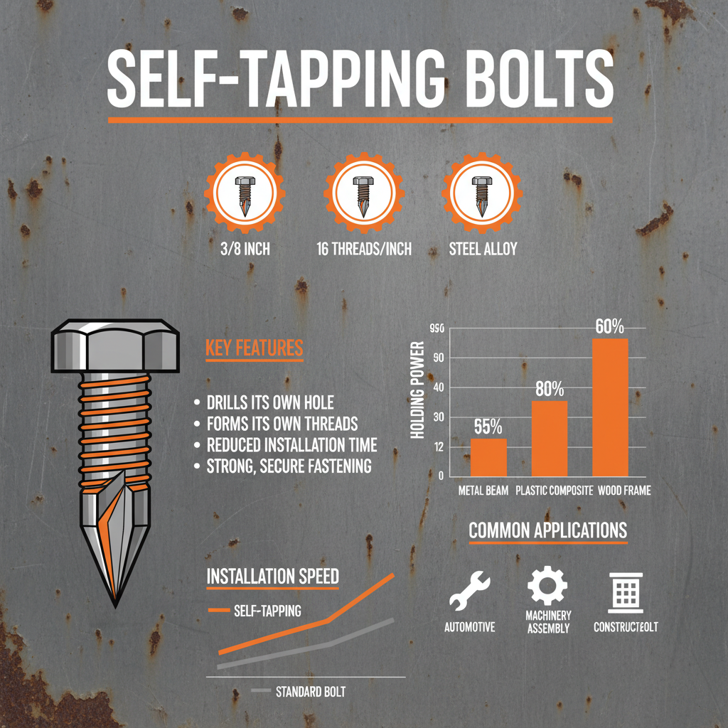 3 8 16 self tapping bolts