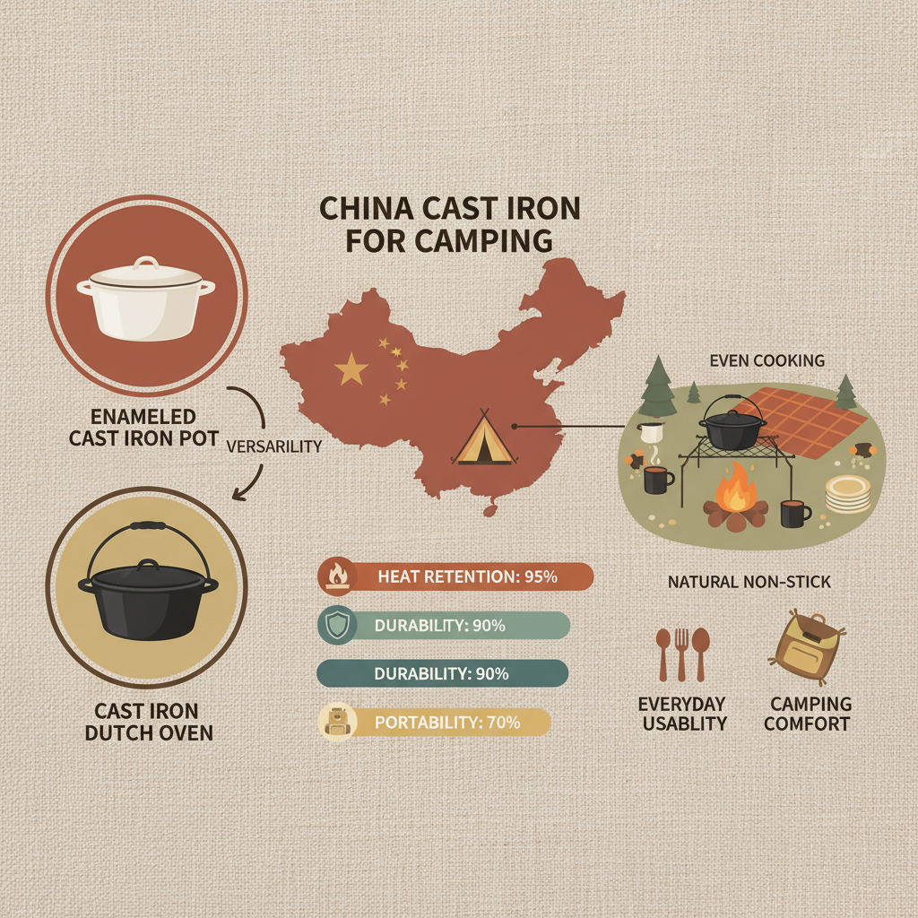 China cast iron for camping