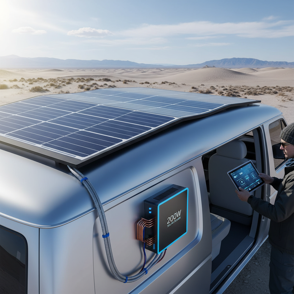 200w flexible solar panel