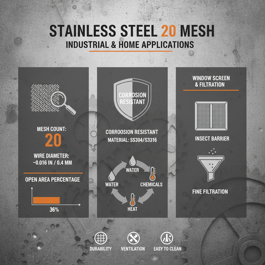 Exploring Stainless Steel 20 Mesh Applications and Benefits for Diverse Industries
