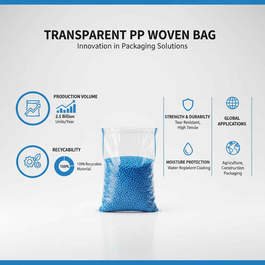 transparent pp woven bag