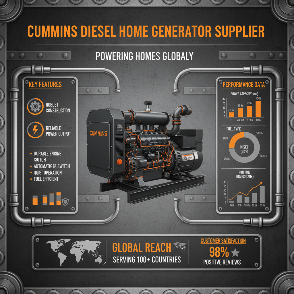 cummins diesel generator for home Supplier