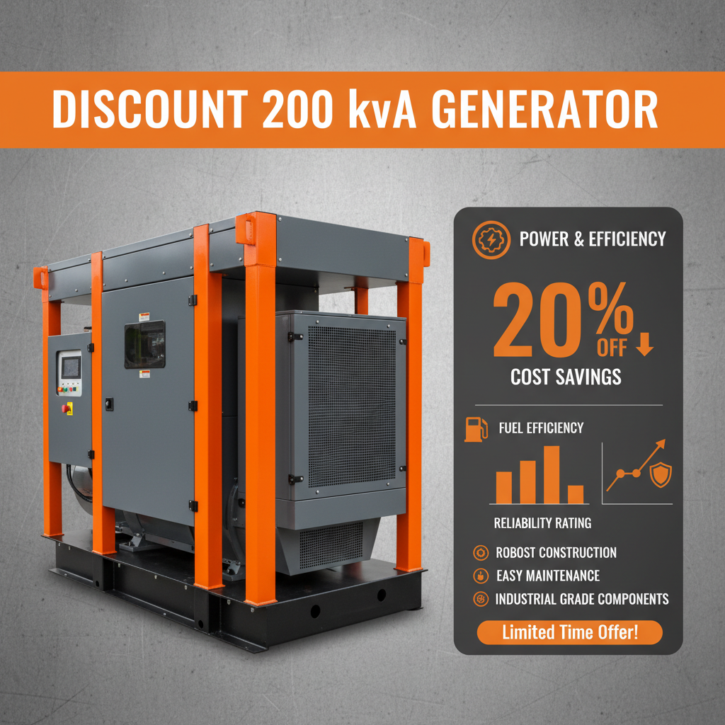 Discount 200 kva generator