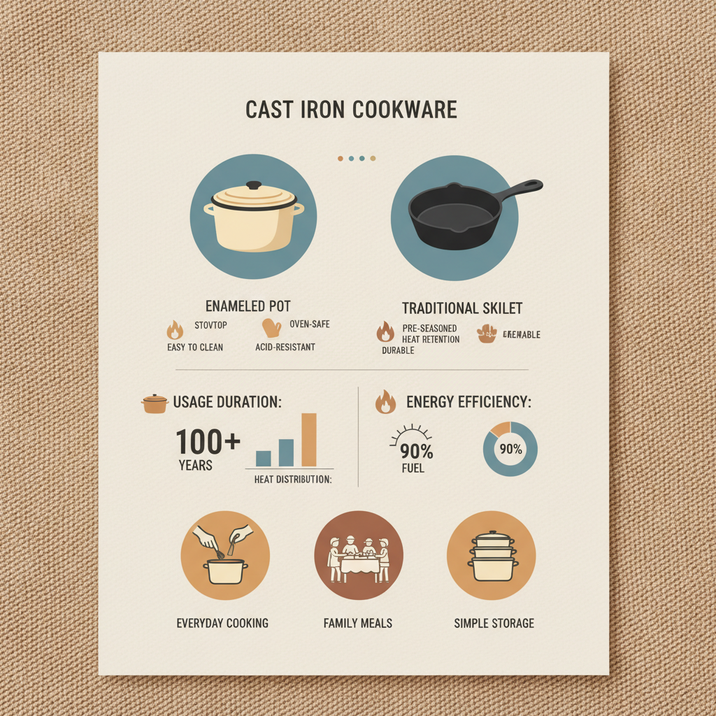 Explore the Benefits and Care of Durable Cast Iron Cookware