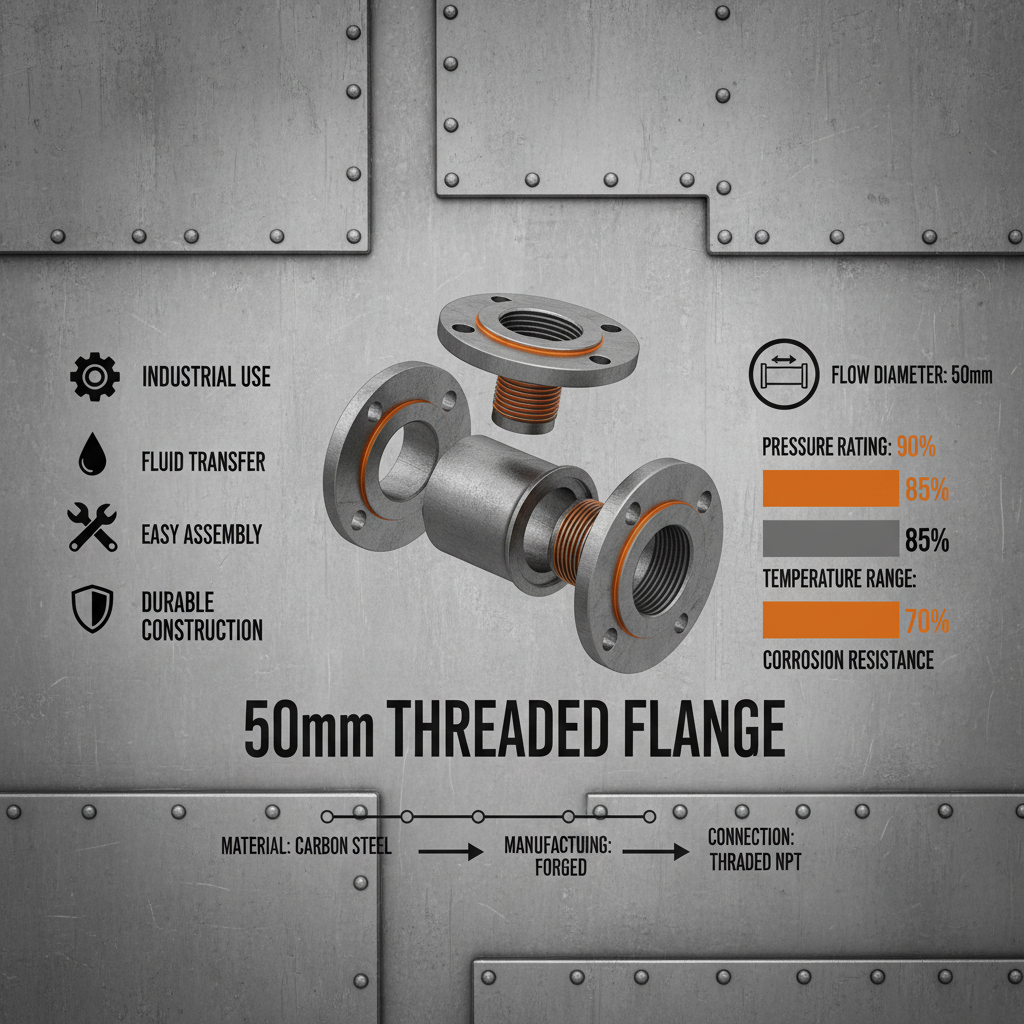 50mm threaded flange