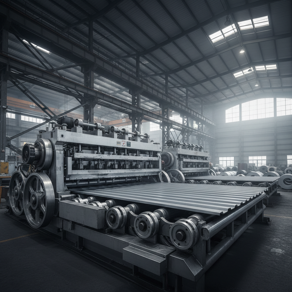 metal roofing machine