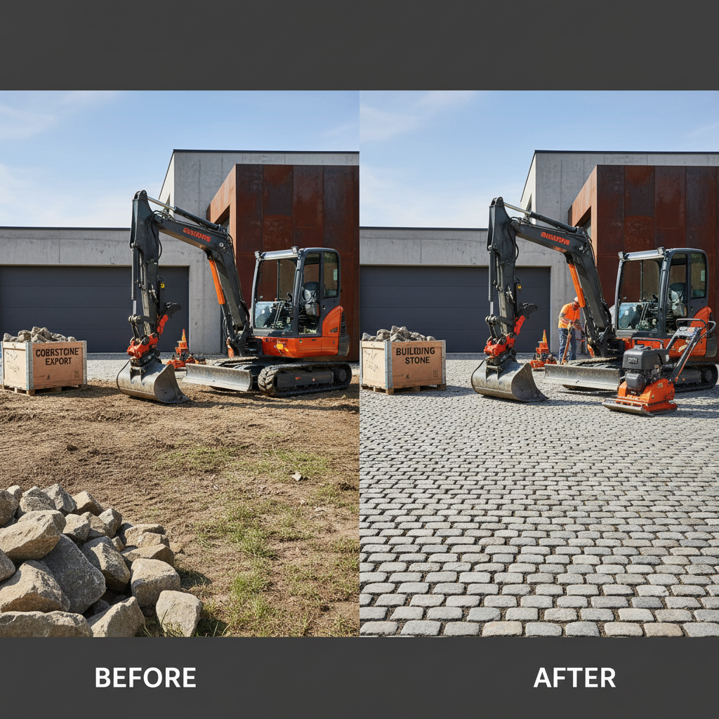 Enhance Your Curb Appeal with a Timeless Cobblestone Front Yard Design