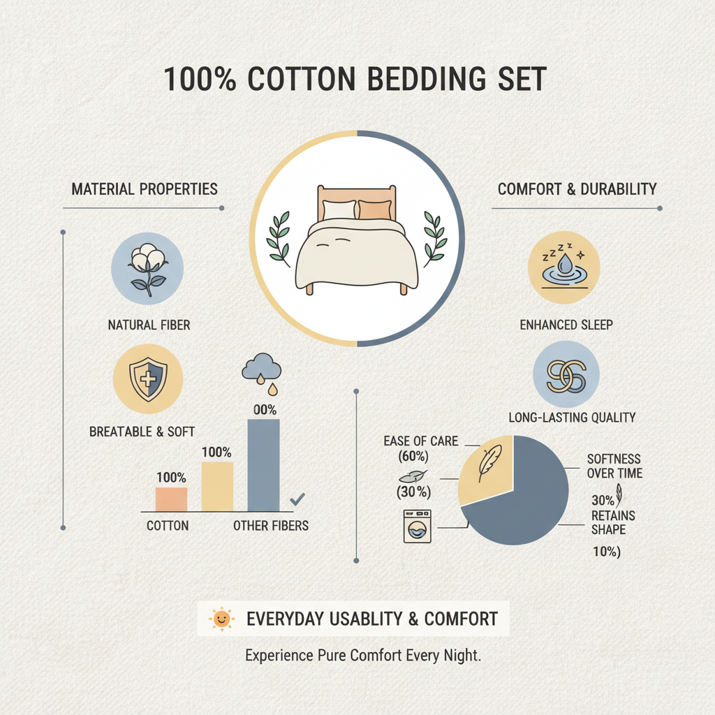 Experience Luxurious Sleep with a 100 Cotton Bedding Set for Ultimate Comfort