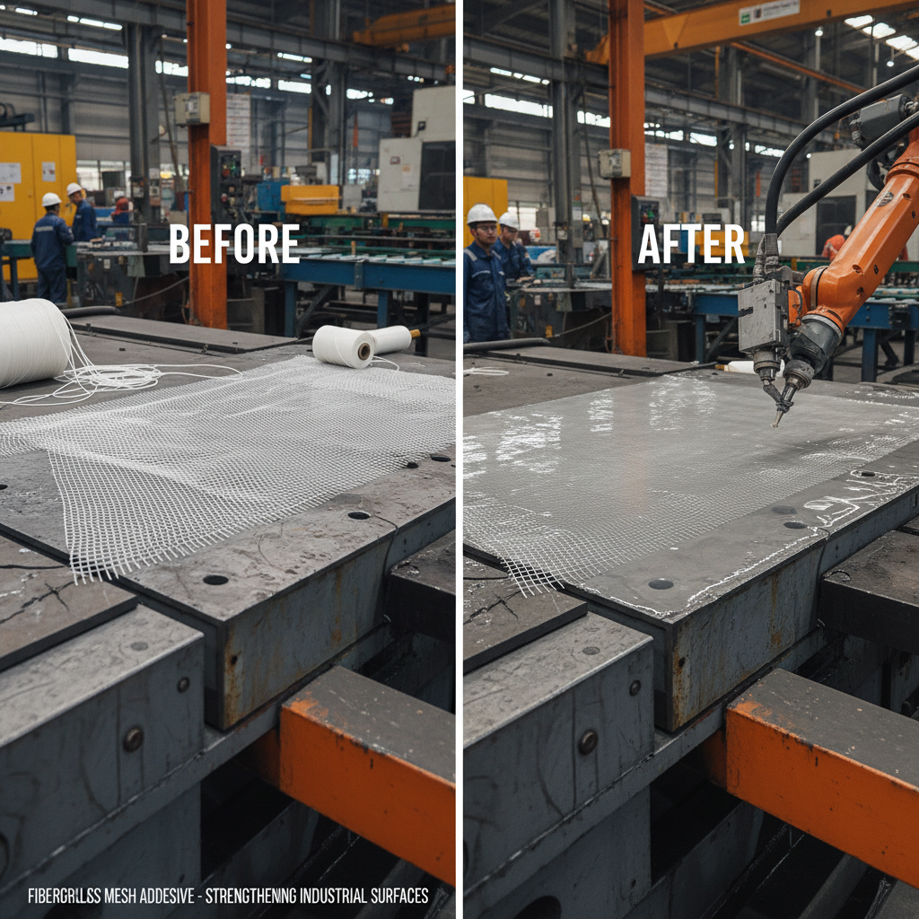 Fiberglass Mesh Adhesive Enhancing Structural Integrity and Durability