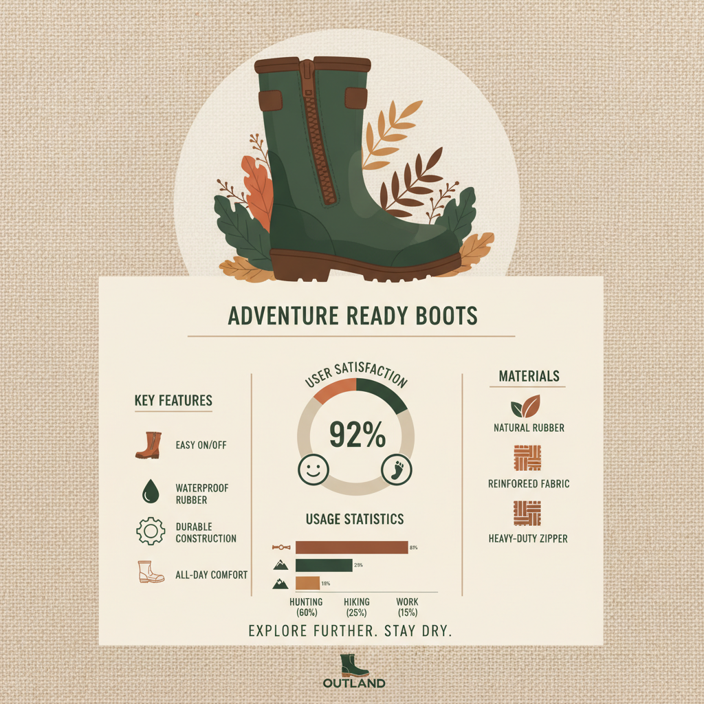 Enhance Your Hunt with Durable Hunting Boots with Zipper on the Side