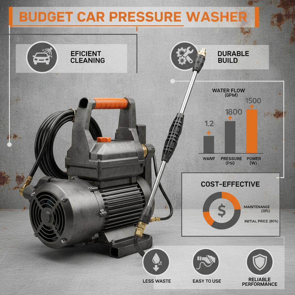 Affordable Budget Pressure Washer for Car Cleaning and Maintenance