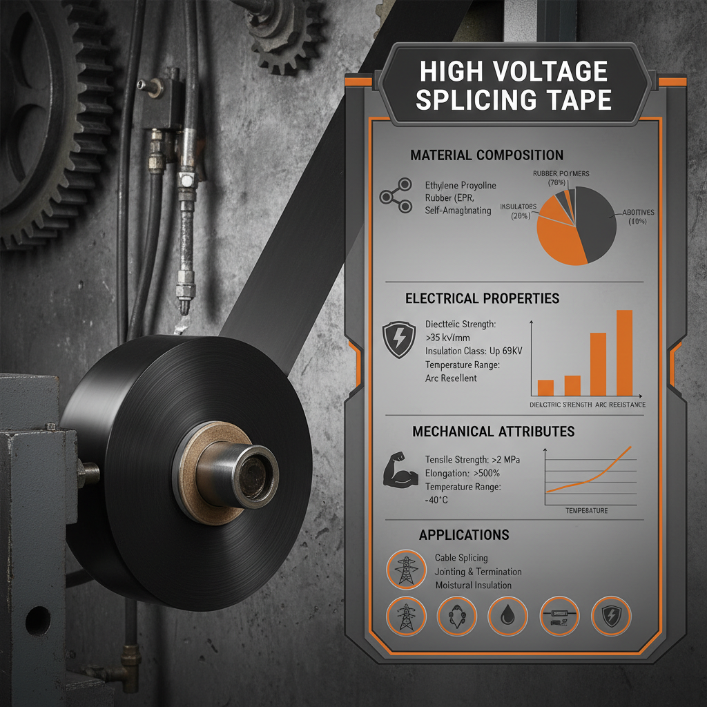 High Voltage Splicing Tape Ensuring Safe and Reliable Electrical Systems