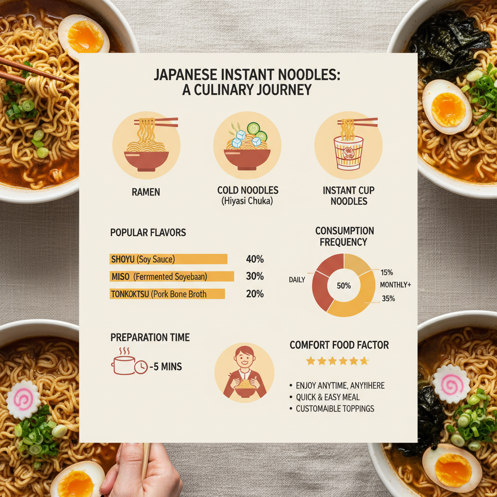Exploring the Global Phenomenon of Japanese Instant Noodles and Market Trends