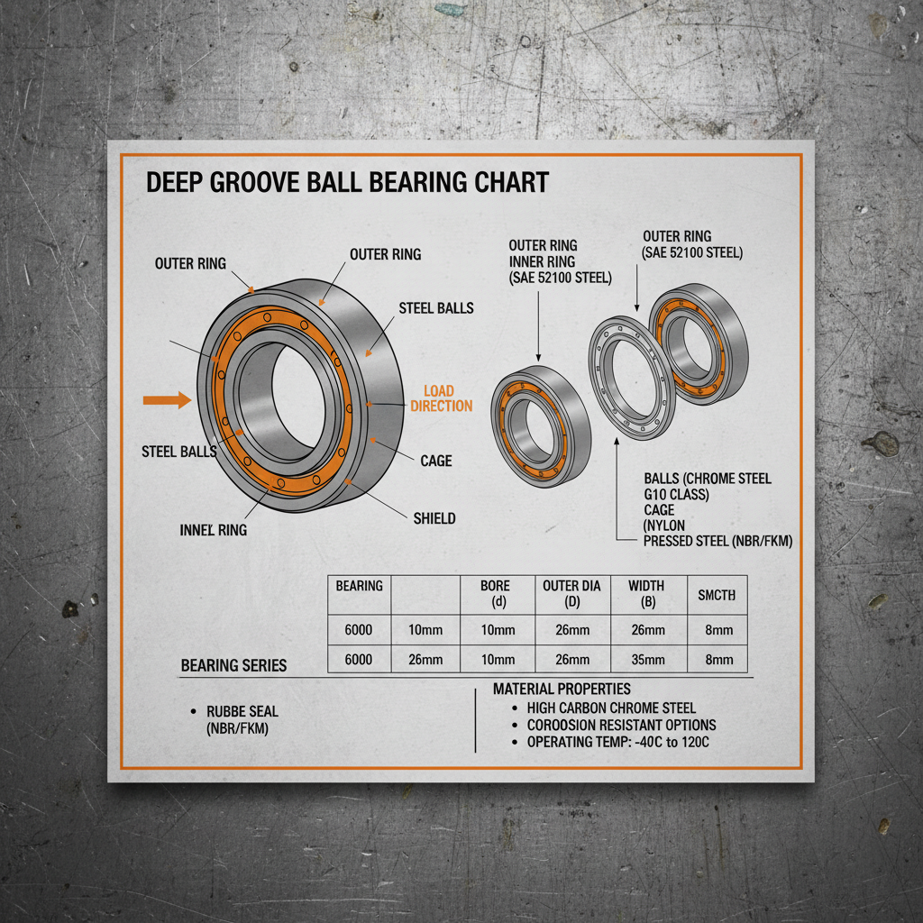 Understanding Deep Groove Ball Bearing Charts for Optimal Performance and Reliability