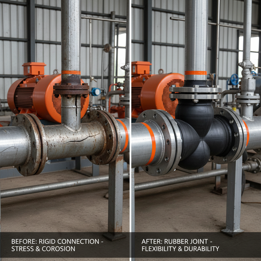 Double Sphere Union Type Rubber Joint Solutions for Industrial Piping Systems