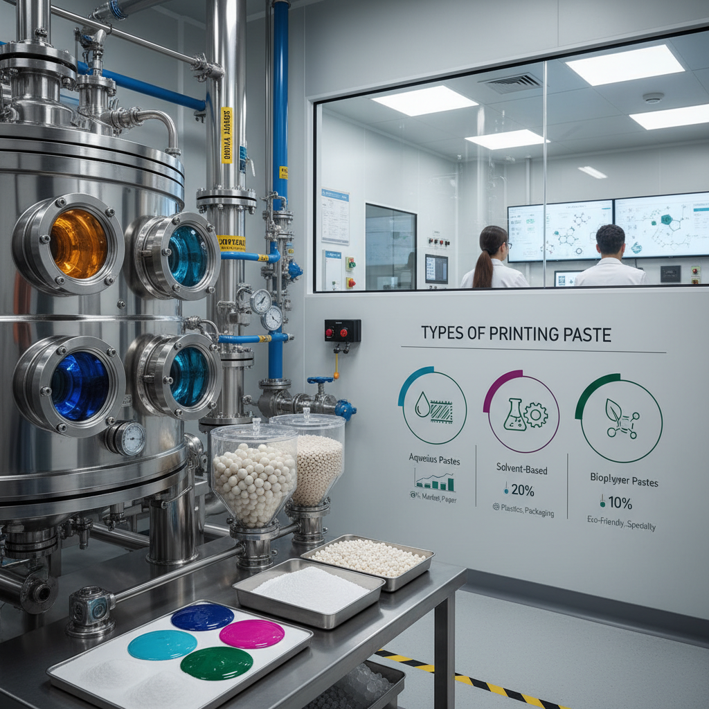 Exploring Diverse Types of Printing Paste and Their Industrial Applications