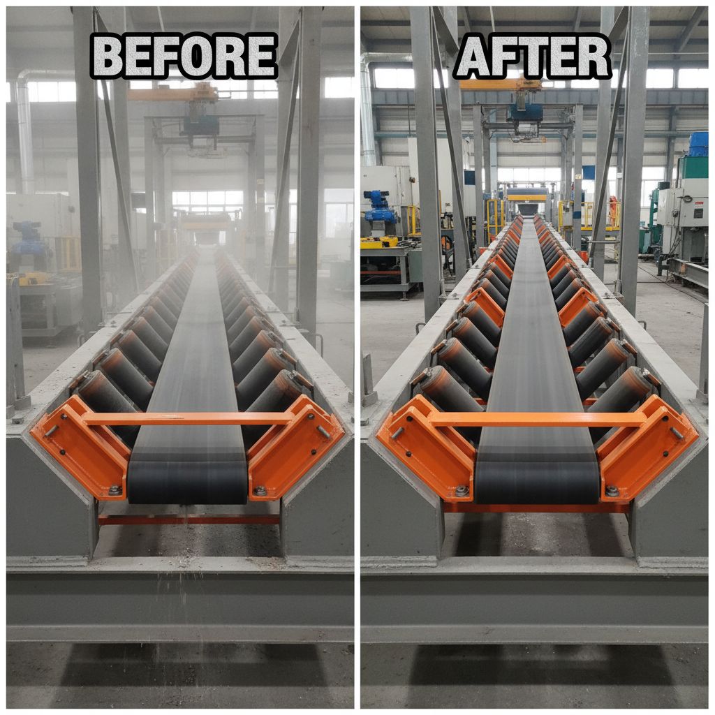 Optimizing Conveyor Systems with Advanced Belt Training Idlers