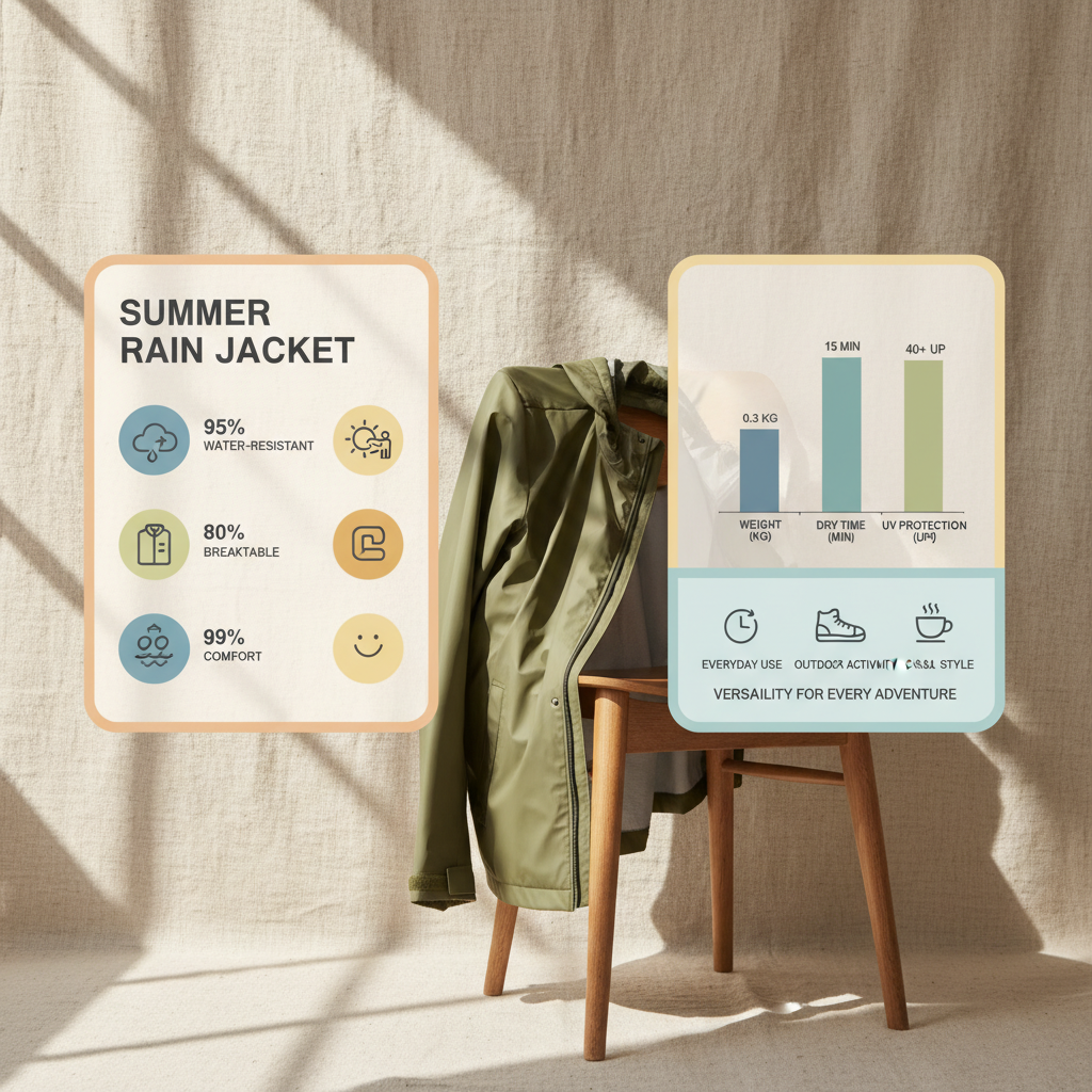 Essential Mens Summer Rain Jackets for Optimal Workwear Protection