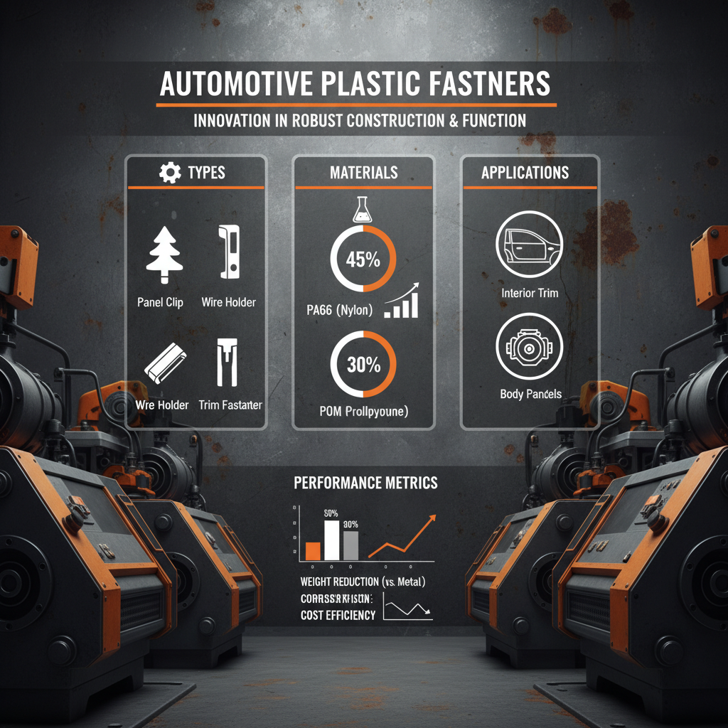 Revolutionizing Automotive Design with Advanced Automotive Plastic Fasteners