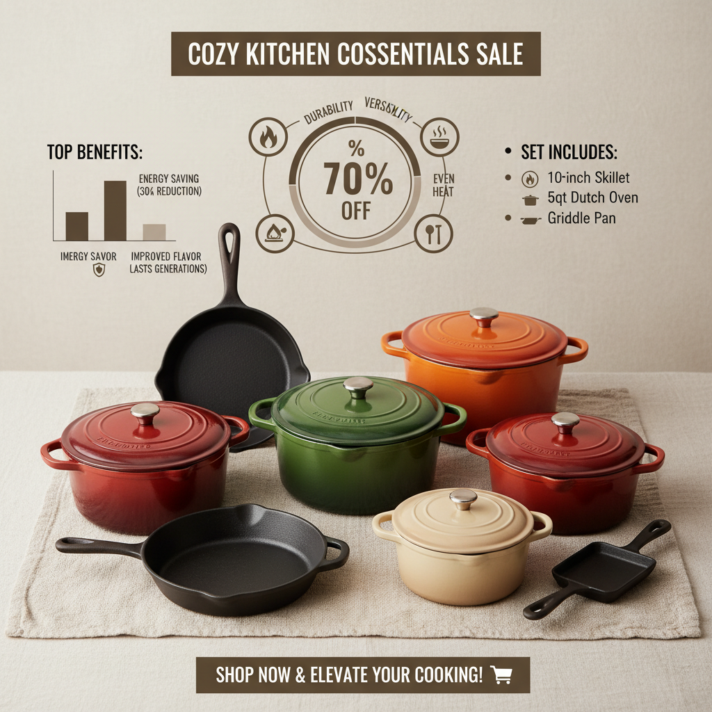 Discover Incredible Savings on Premium Cast Iron Cookware Set Sale