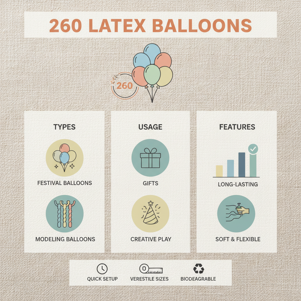 The Enduring Appeal of 260 Latex Balloons in Celebrations and Events