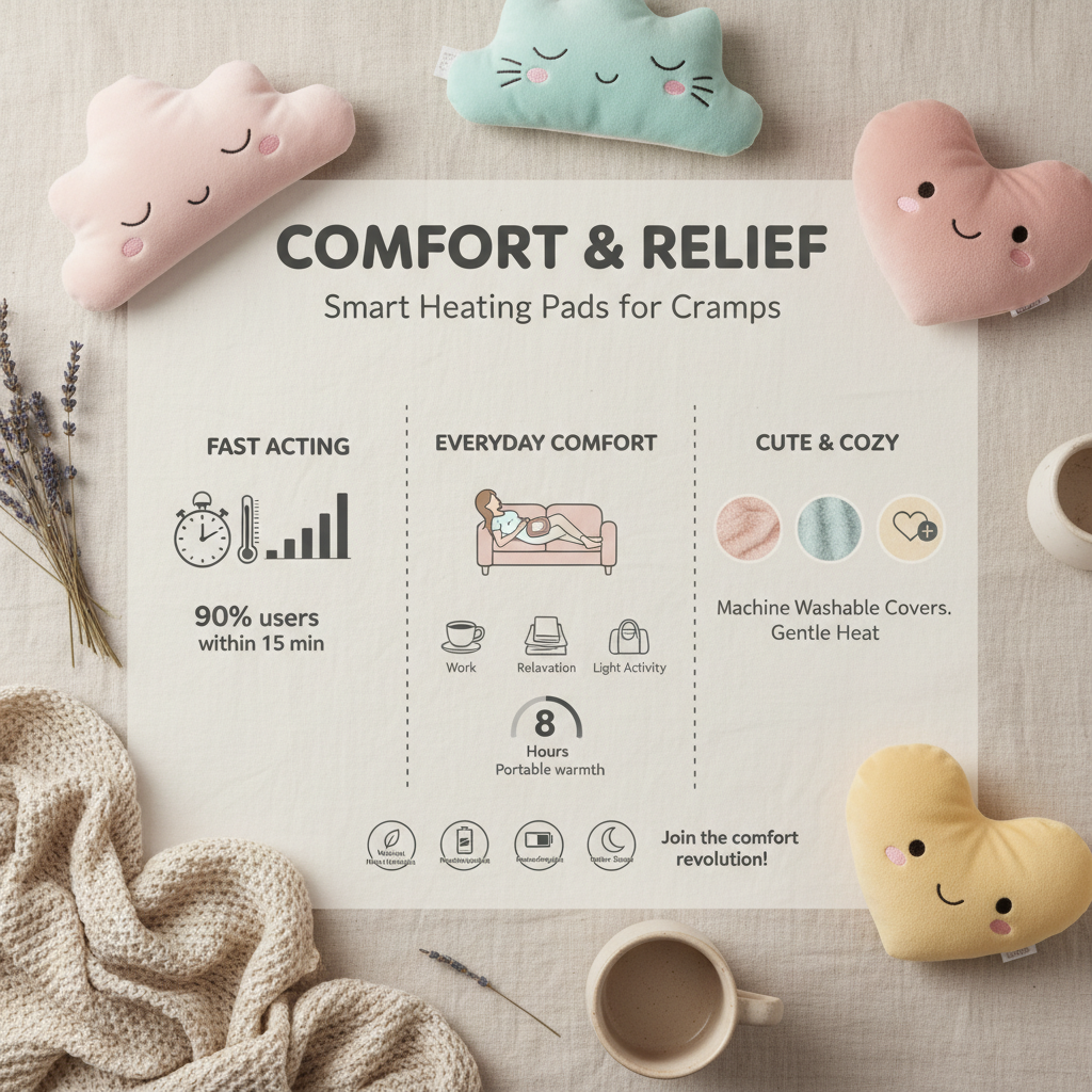 Discover the Comfort of Cute Heating Pads for Cramps and Period Pain Relief