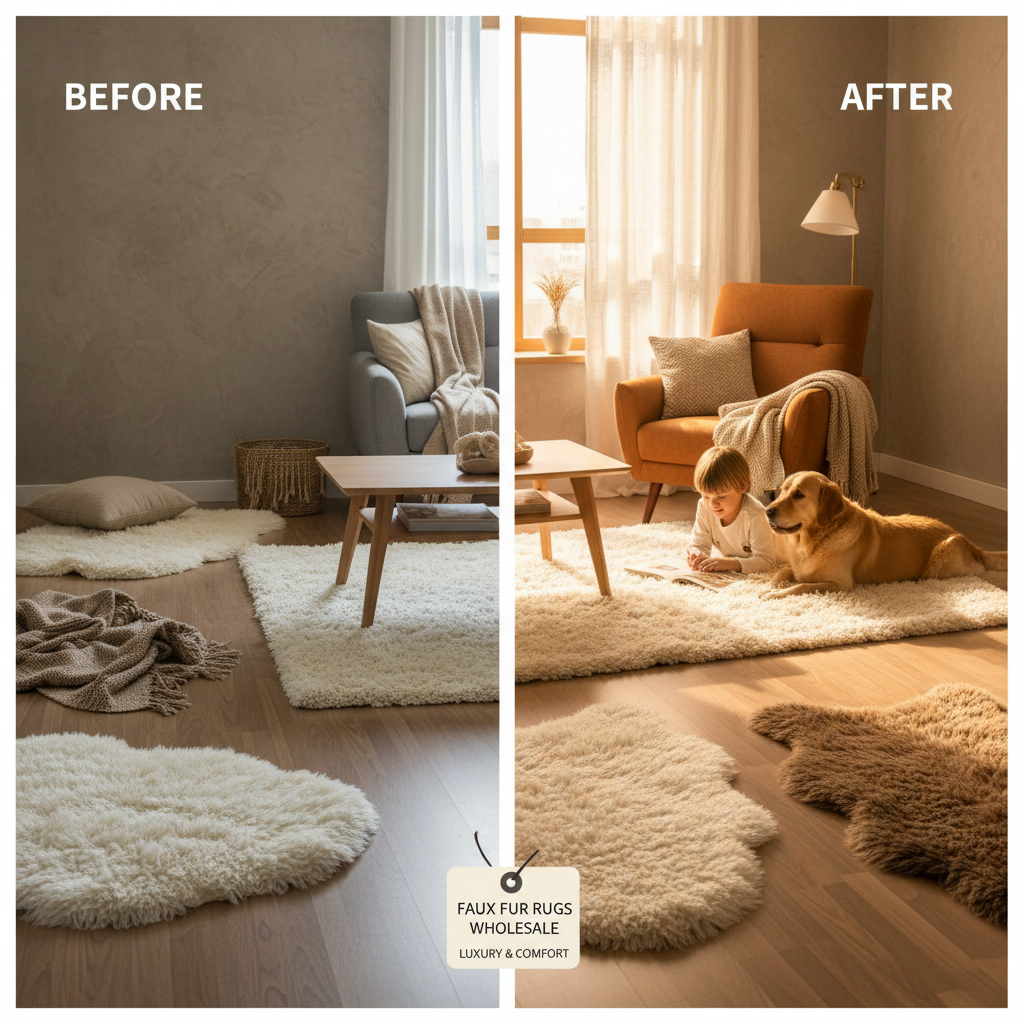 Exploring the Growing Market of Faux Fur Rugs Wholesale and Global Trends