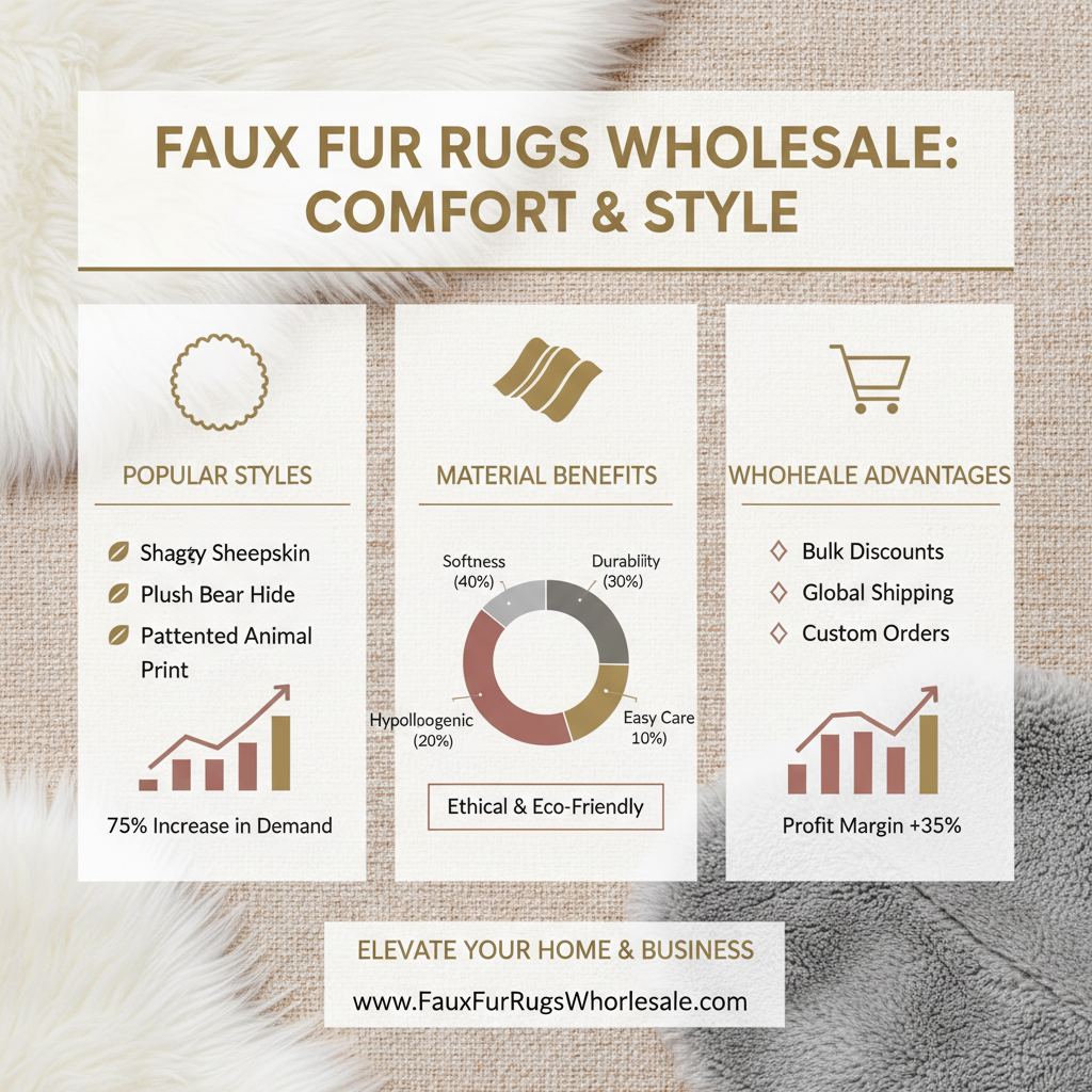 Exploring the Growing Market of Faux Fur Rugs Wholesale and Global Trends