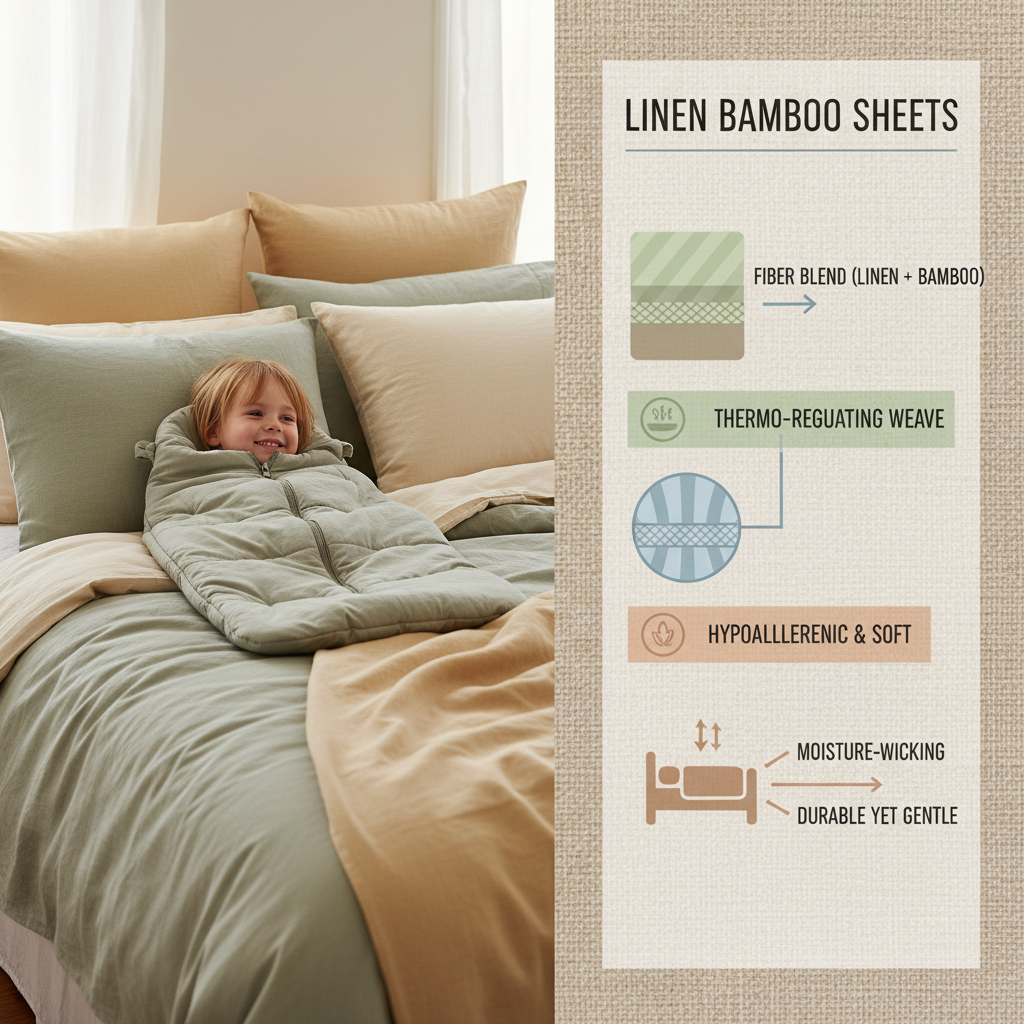 Experience the Luxurious Comfort of Premium linen bamboo sheets for a Better Sleep