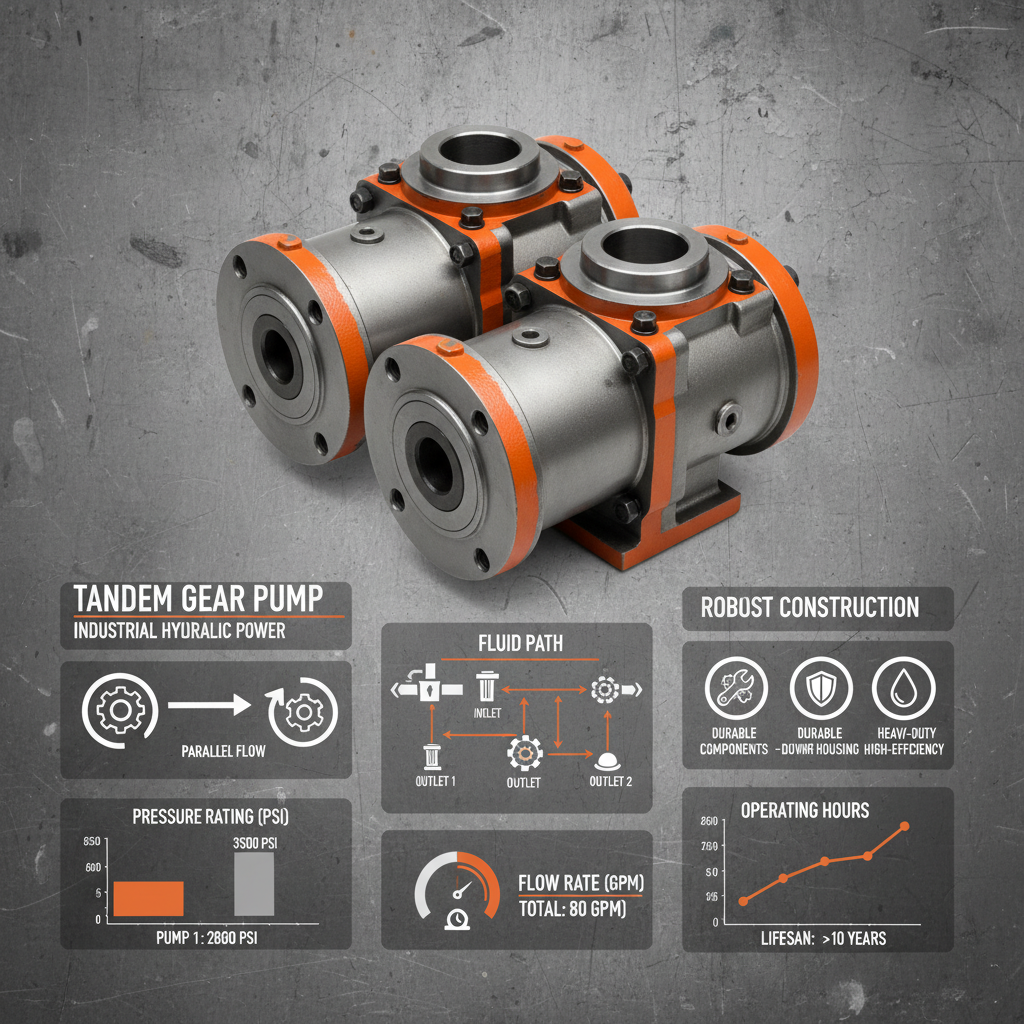Exploring the Applications and Future of the Tandem Gear Pump Technology