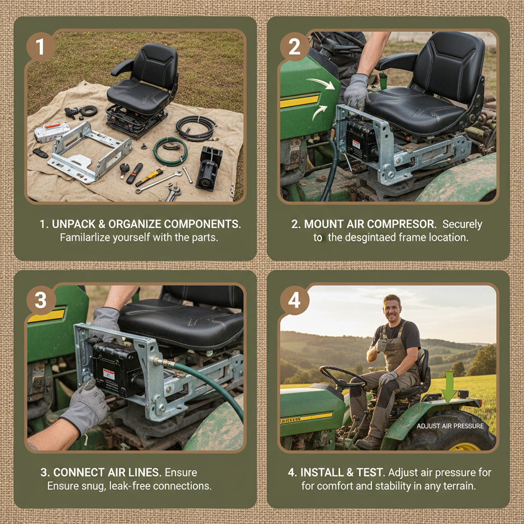 Enhancing Operator Comfort with Advanced Air Ride Tractor Seat Technology