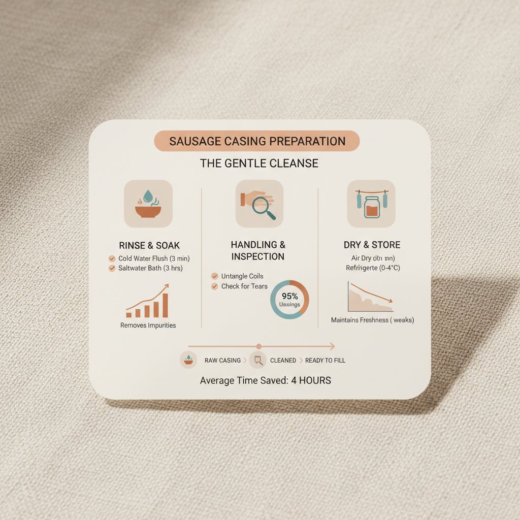 Optimizing Meat Production Through Thorough cleaning sausage casings Practices