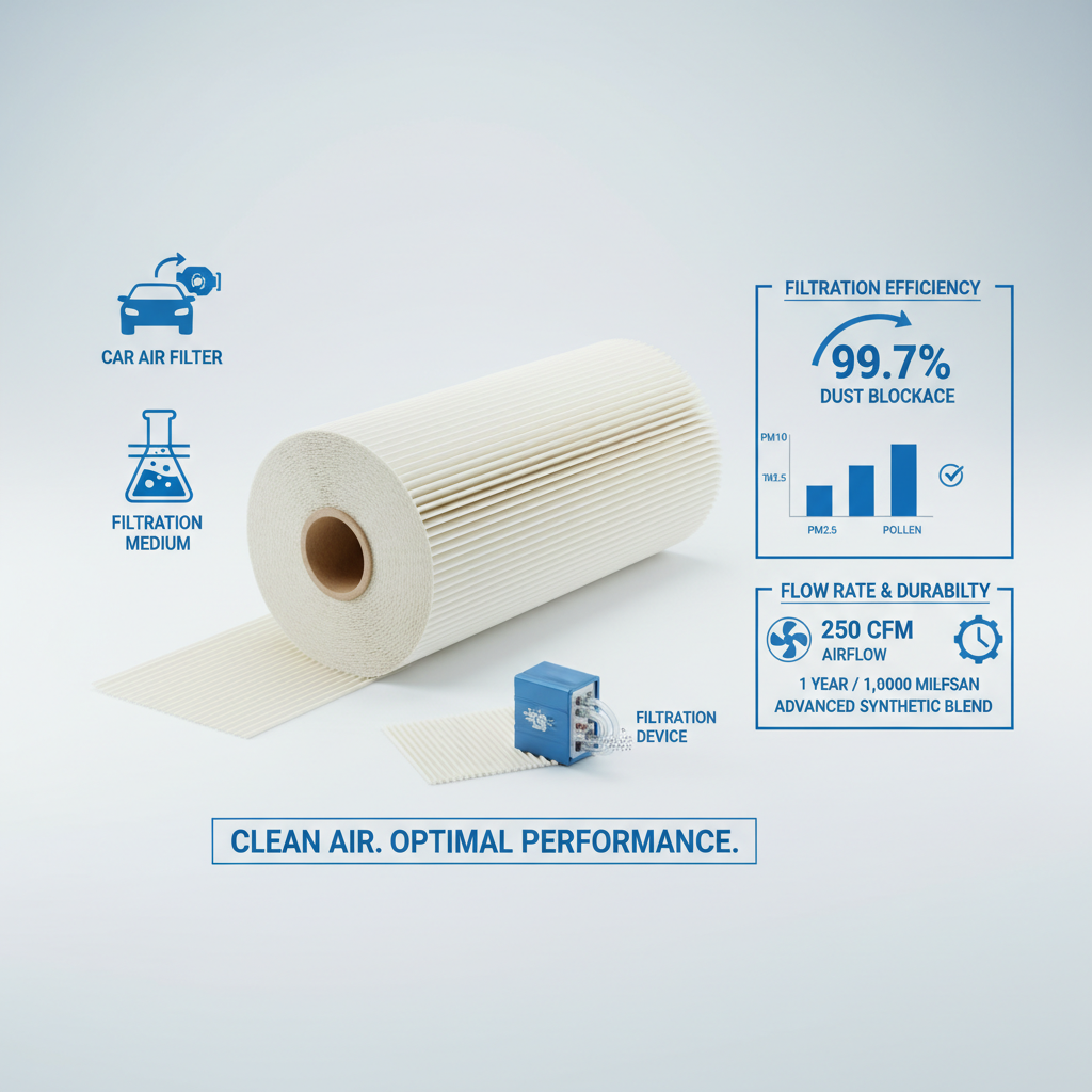 The Essential Role of Car Air Filter Paper in Vehicle Performance and Longevity
