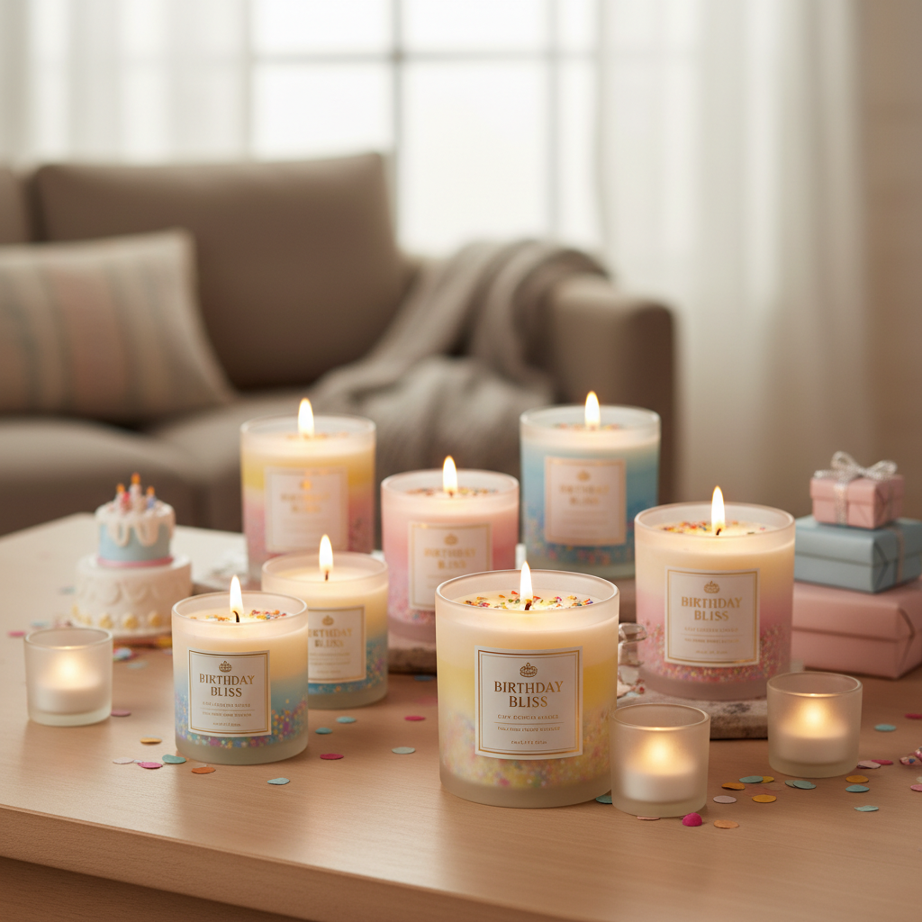 Indulge in Sweet Memories with Birthday Cake Scented Candles
