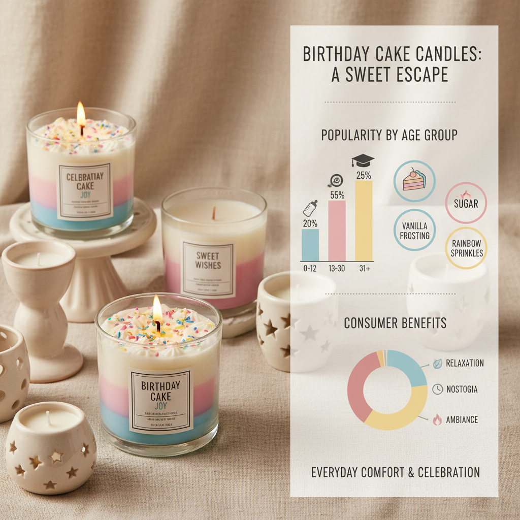 Indulge in Sweet Memories with Birthday Cake Scented Candles