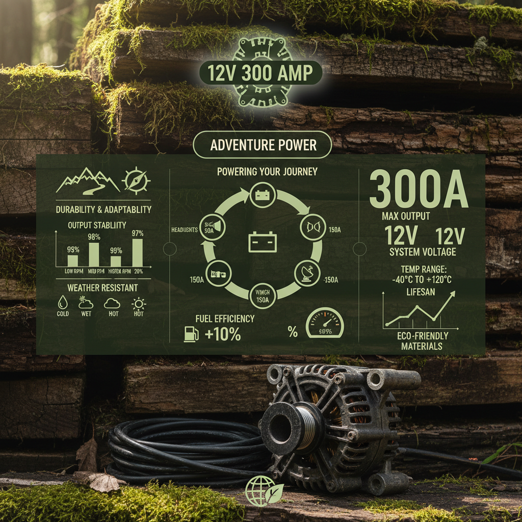 Exploring the Power and Applications of the Alternator 12v 300 Amp
