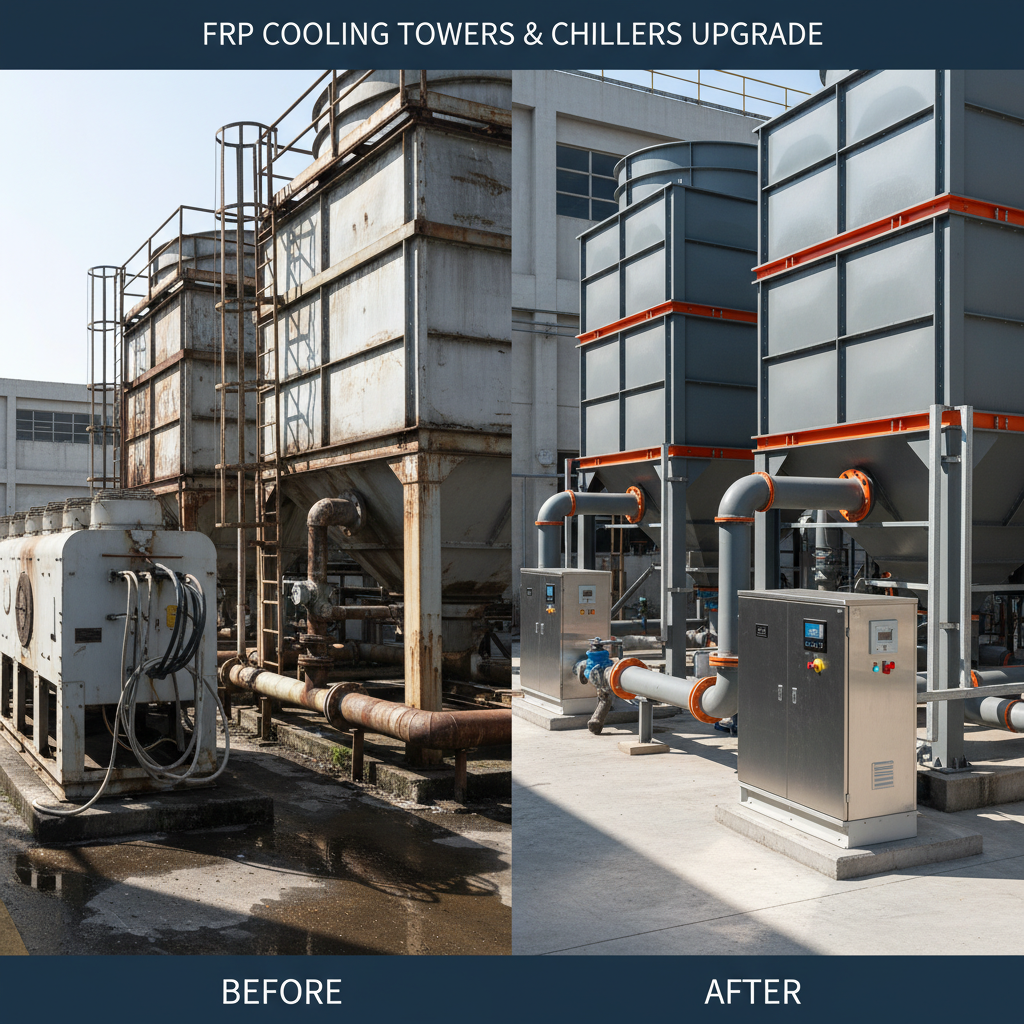 Exploring the Vital Role of Cooling Towers and Chillers in Modern Industries