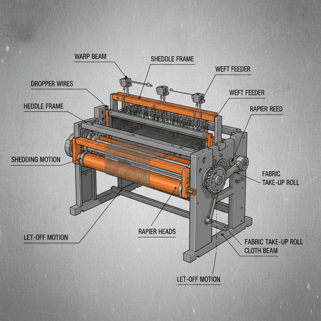 Advanced Rapier Loom Weaving Machine Technology for Efficient Fabric Production